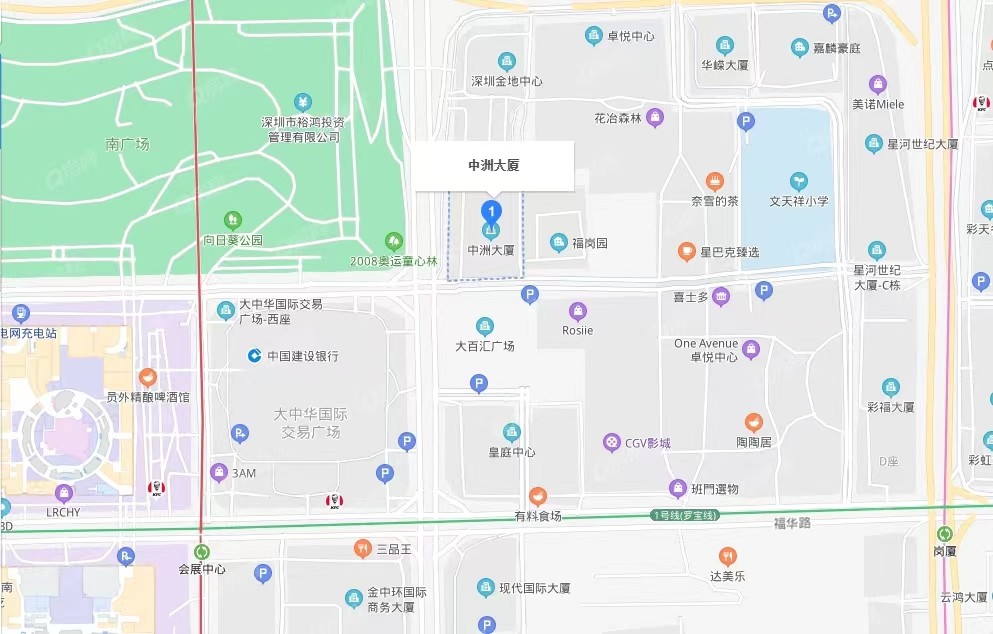 中洲大廈，福崗園二期-均價340元/平