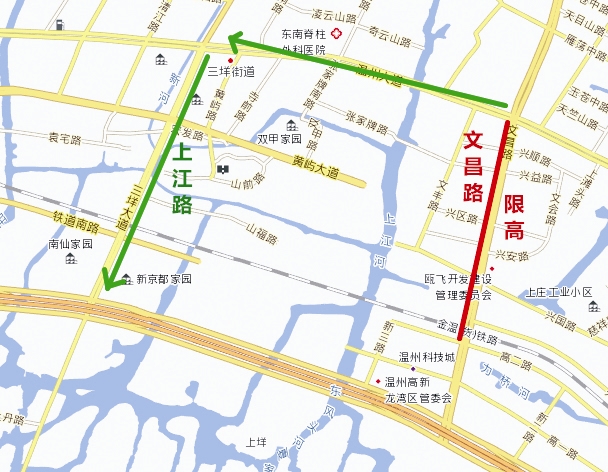 滄口公園安順路與滄安路交匯處